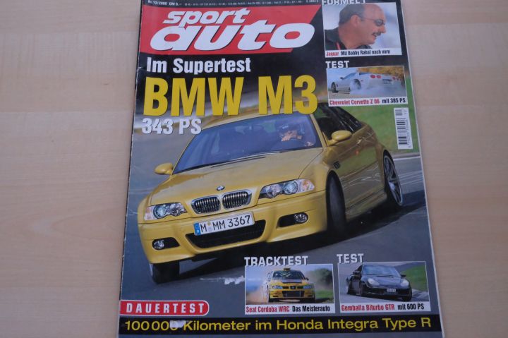 Deckblatt Sport Auto (12/2000)